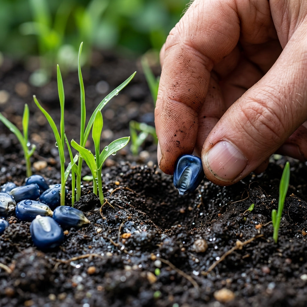 Sapphire Blue Corn Seeds – Heirloom Variety