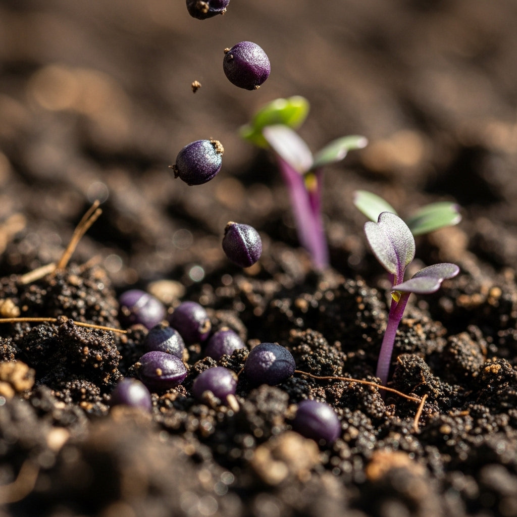 Red Kalibos Cabbage Seeds for Outdoor Vegetable Gardens