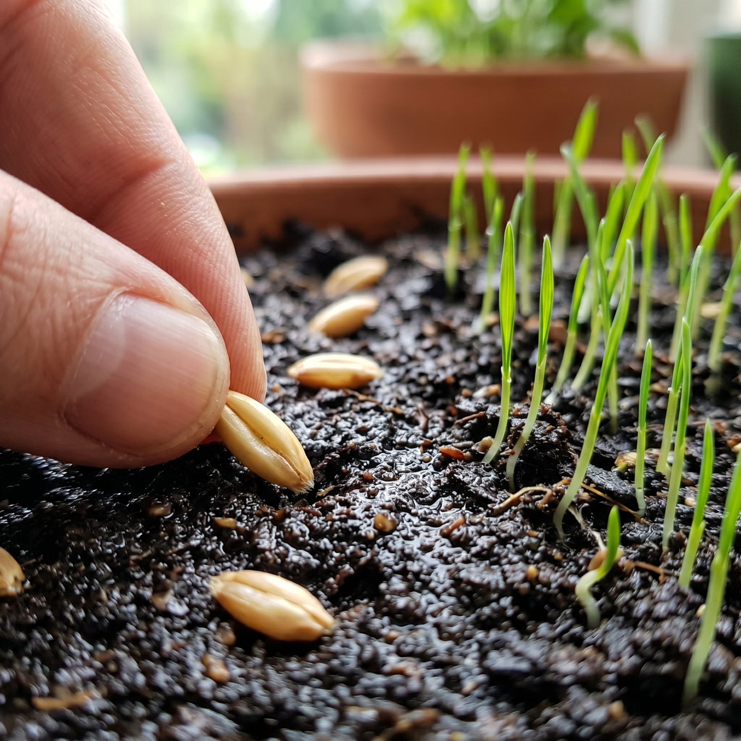 Organic Cat Grass Seeds – Natural Indoor Pet Grass Seeds