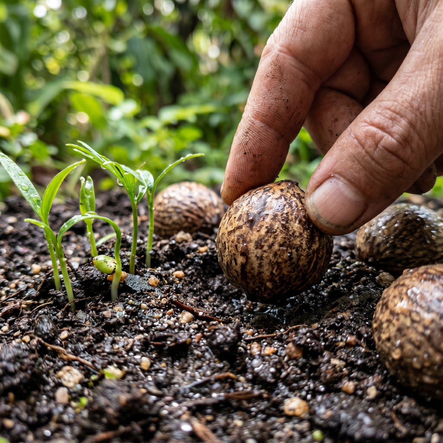 Green Sago Palm Tree Seeds for Planting