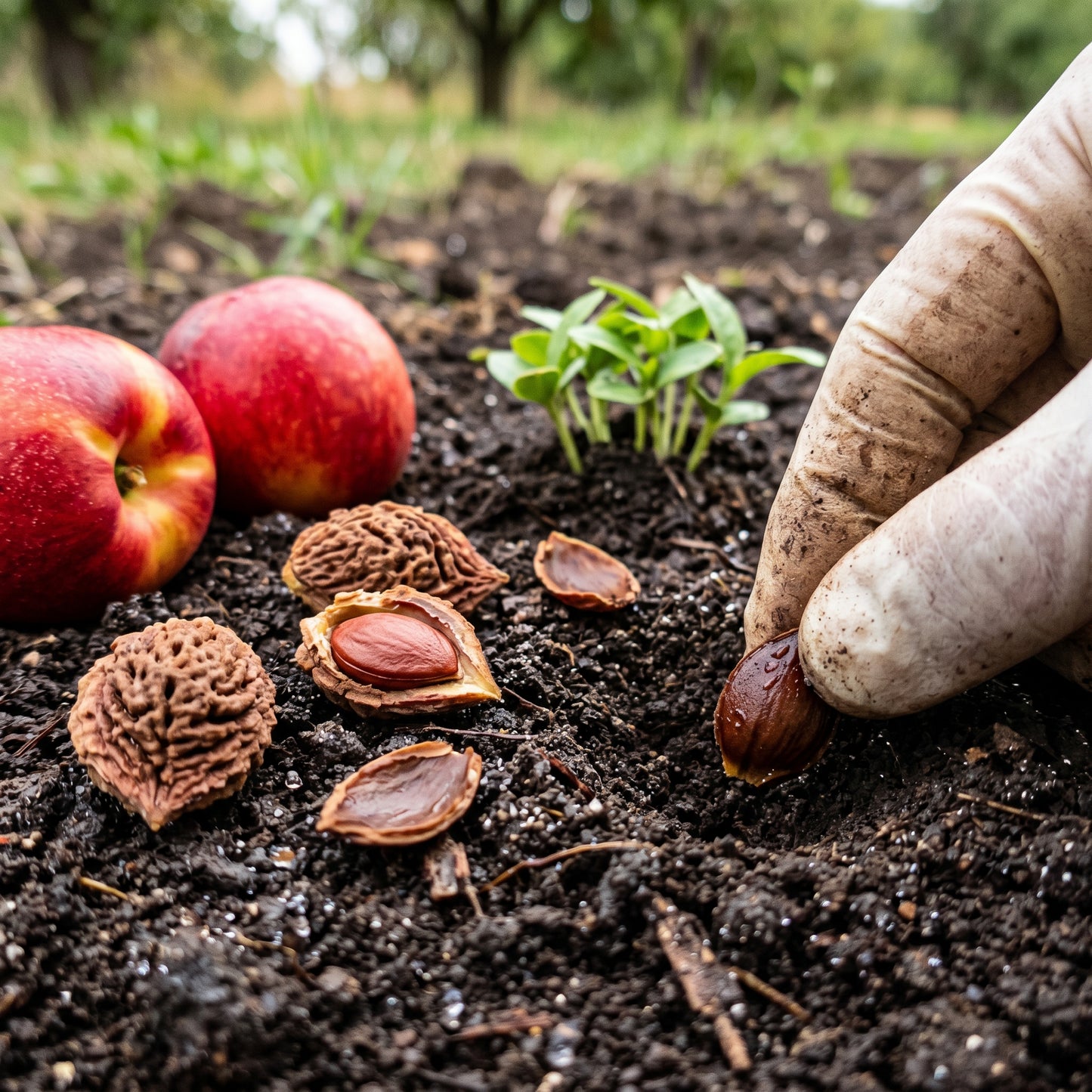 Nectarine Tree Seeds (Prunus persica var. nucipersica) – Hardy Nectarine Fruit Seeds