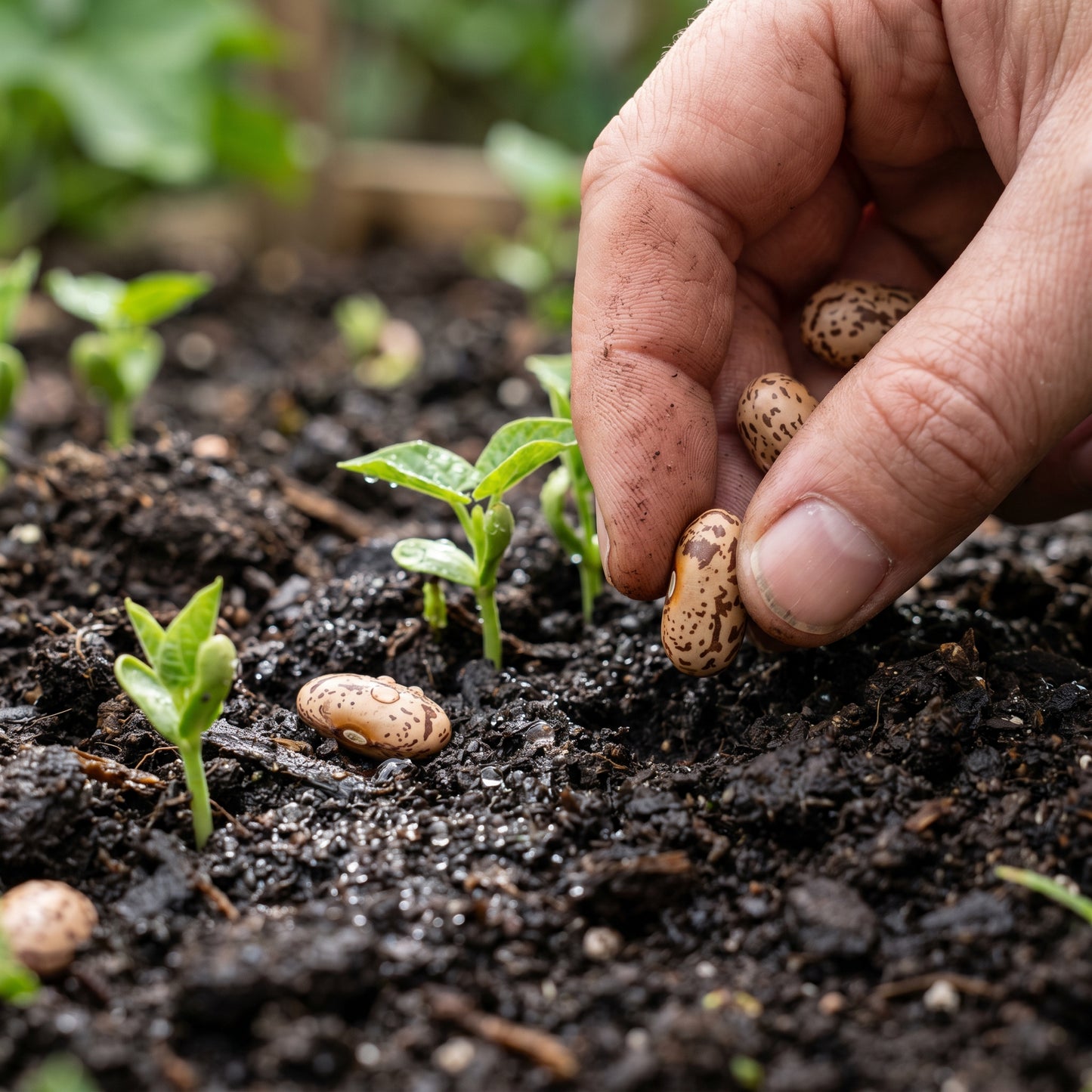 Bean Climbing Rattlesnake Seeds for Home Garden