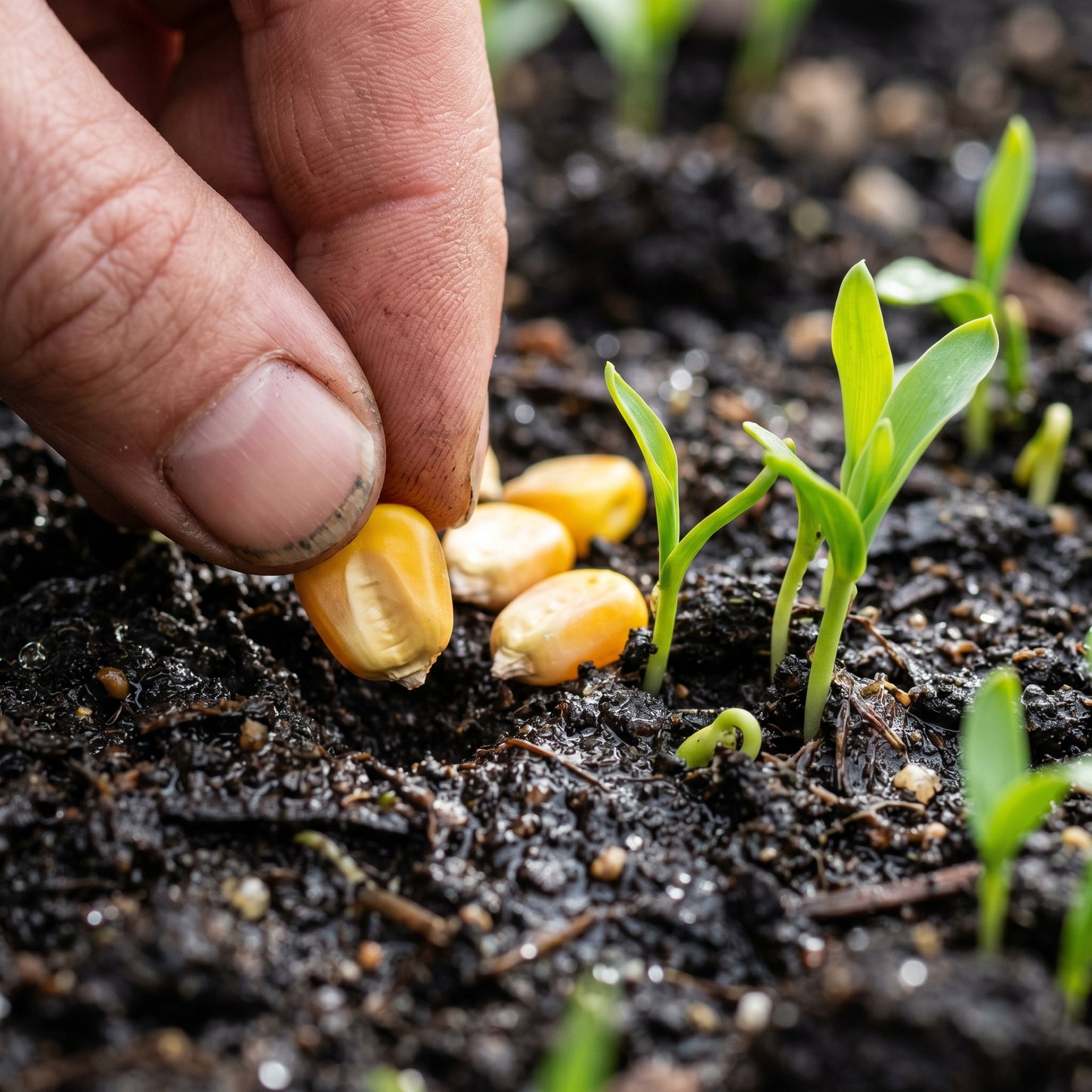 Sweetcorn Shoots Vegetable Seeds for Planting