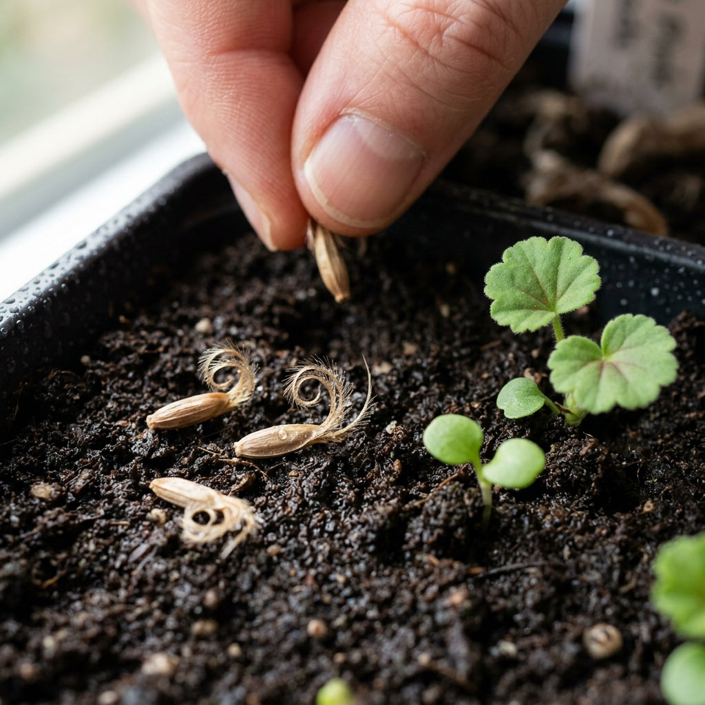 White Pink Geranium Flower Seeds For Planting