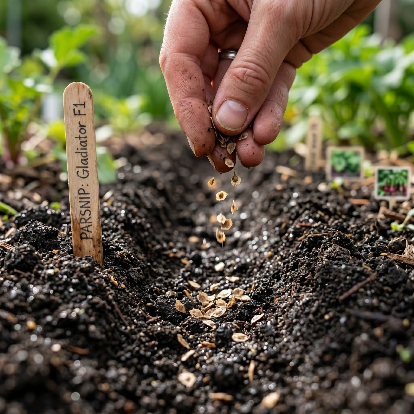 Gladiator F1 Parsnip Vegetable Seeds for Planting