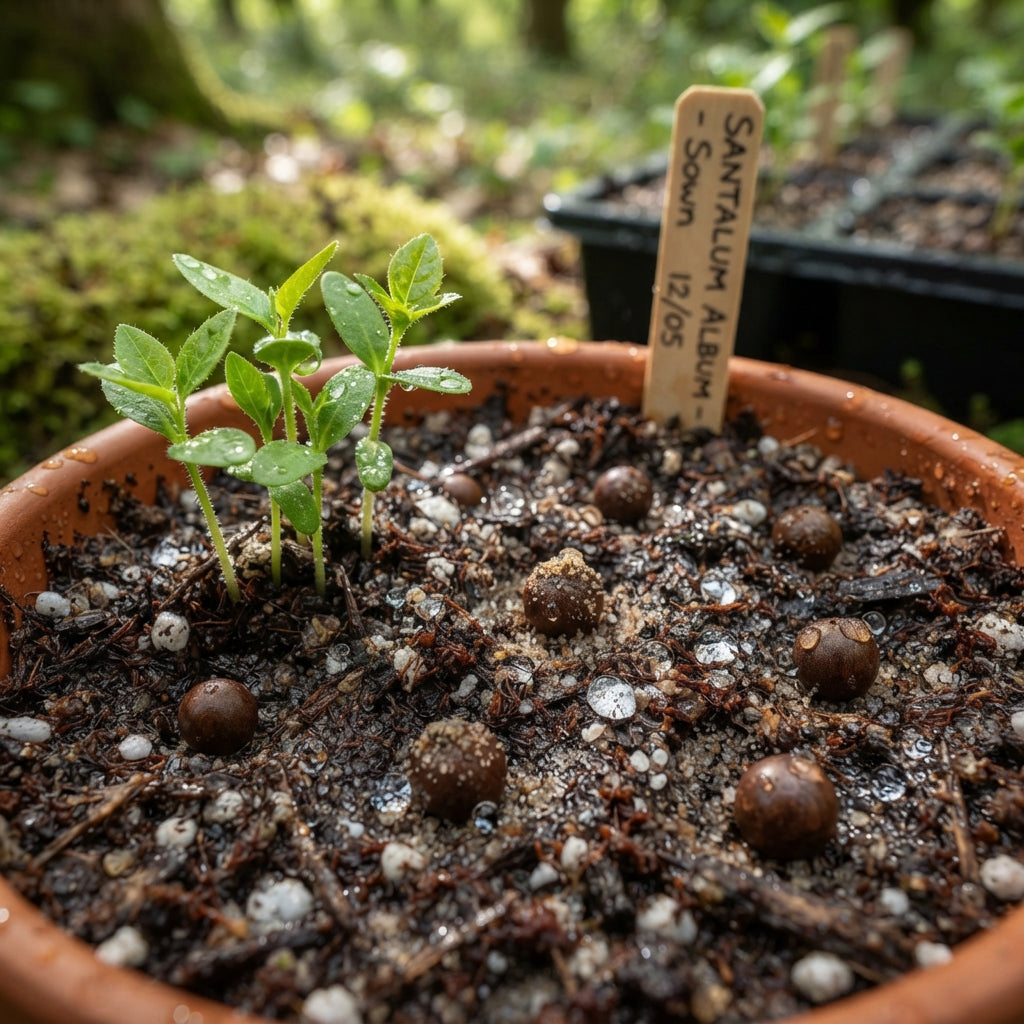 Santalum album (Indian Sandalwood) Seeds for Planting