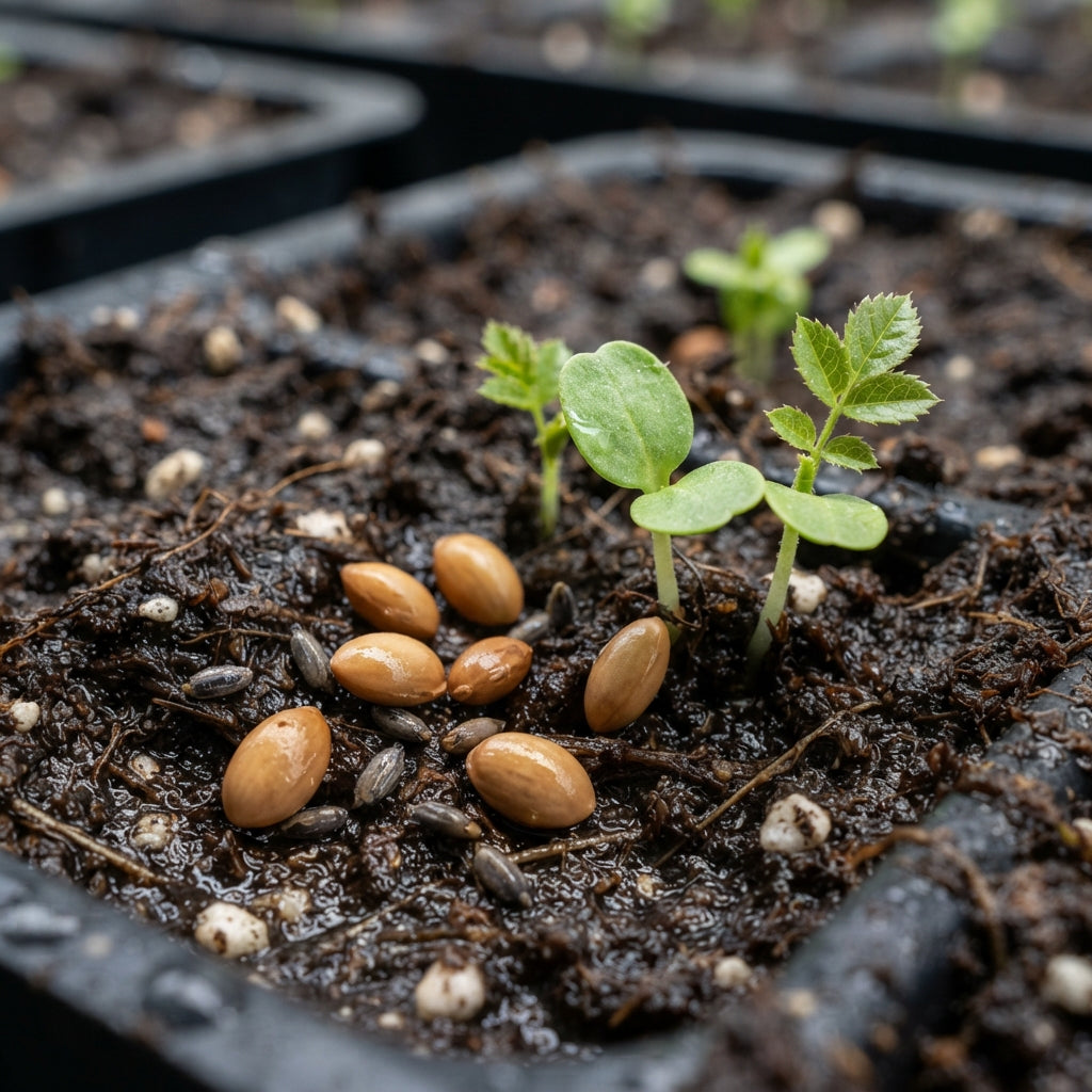 Lavender and White Rose Flower Seeds for Garden Planting
