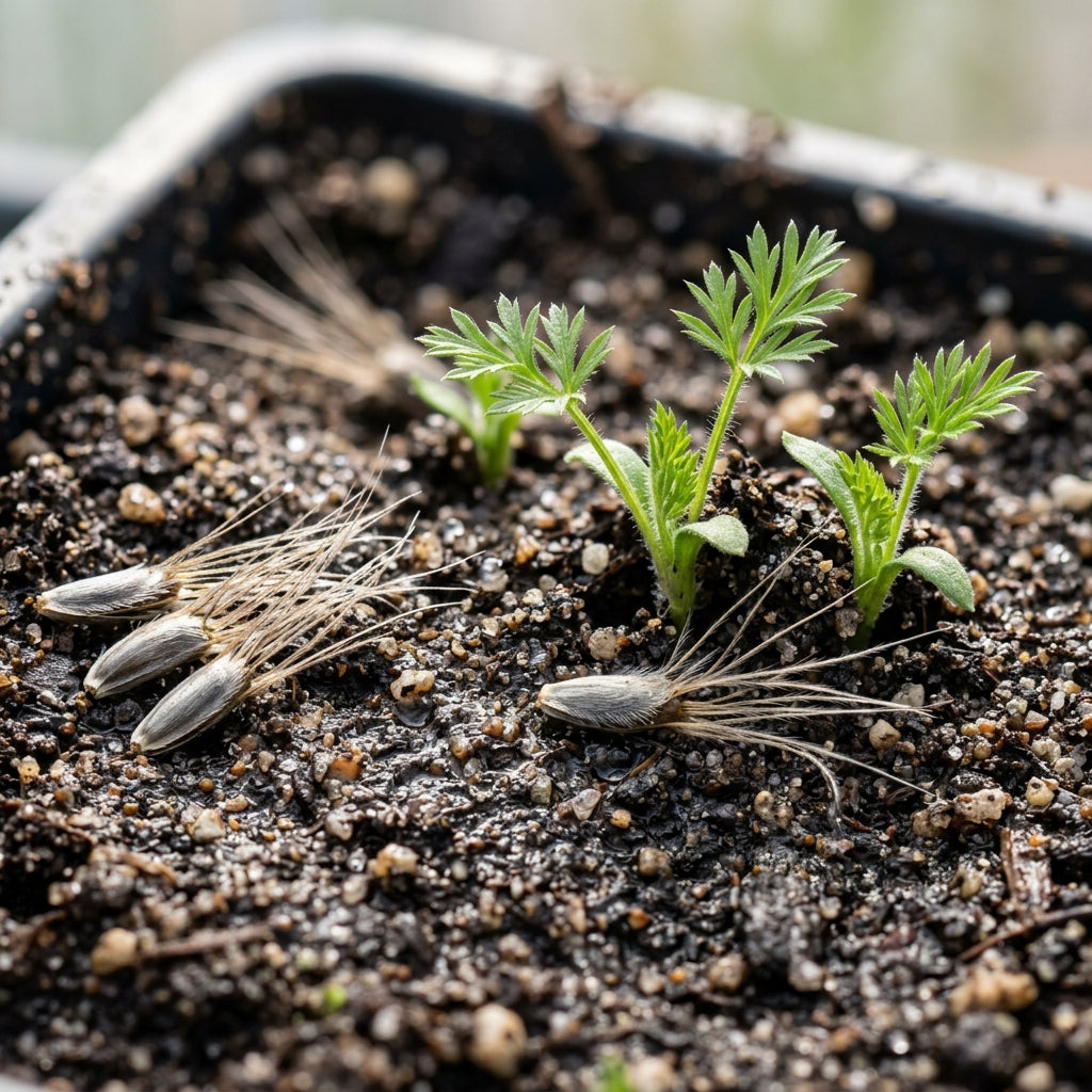 White Pasque Flower Seeds - White Pasque Flower Seeds for Garden
