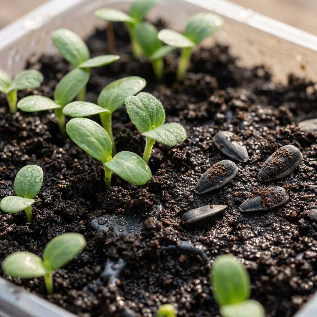 Red Mini Sunflower Seeds for Garden Planting
