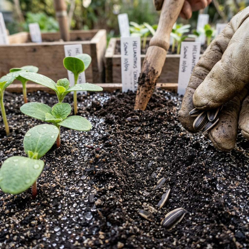 Chocolate Sunflower Seeds - Chocolate Sunflower Seeds for Garden