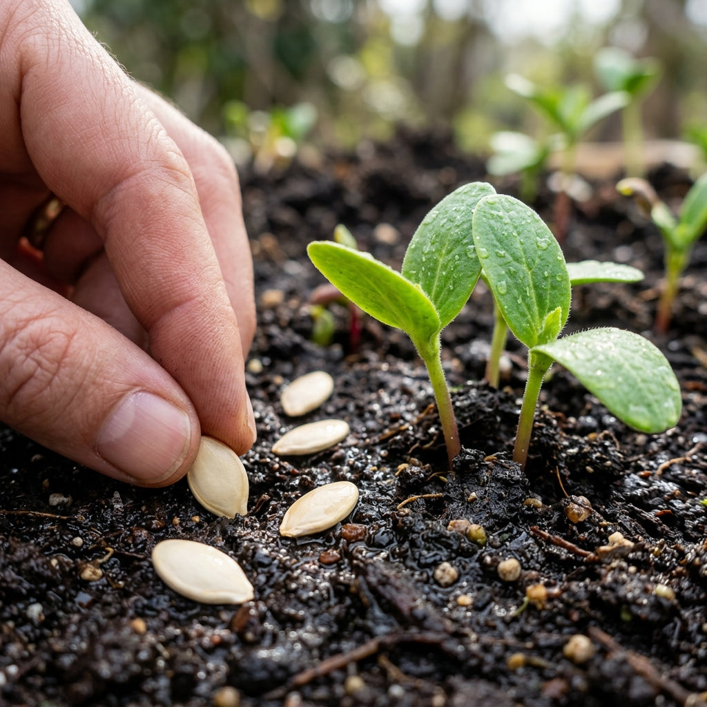 Tinda Seeds – Indian Round Gourd Seeds for Home Gardening