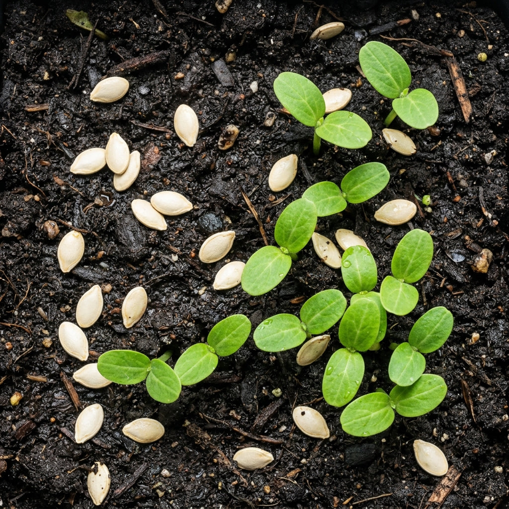 Round Hybrid Zucchini Seeds – Zucchini Squash Seeds for Home Gardening
