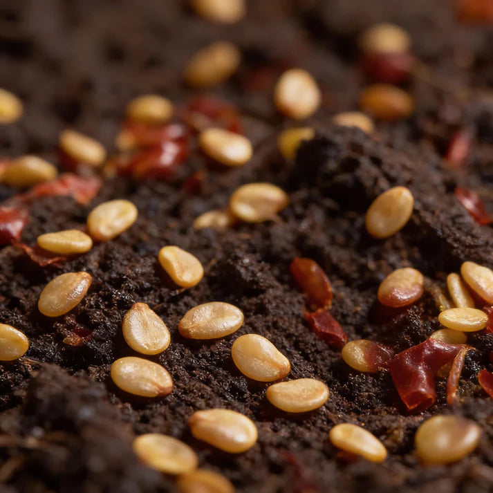Chilli F1 Hybrid Deep Kali Seeds for Garden Planting
