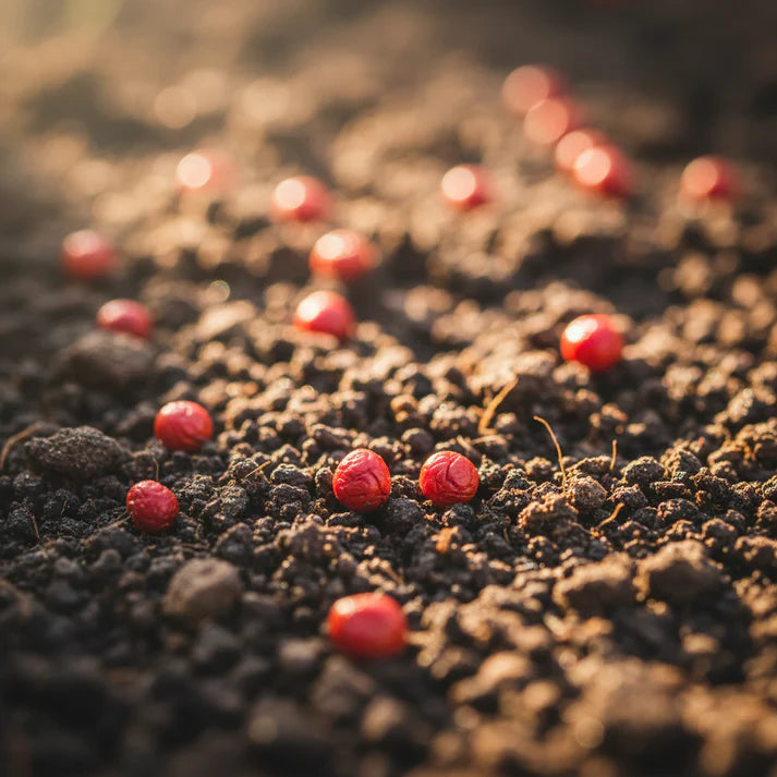 Pepper Button Red Seeds – Heirloom Chili Variety for Planting