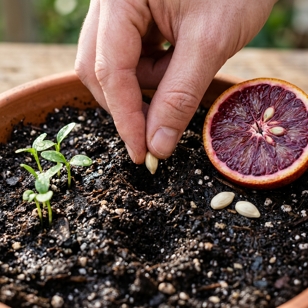 Blood Orange Tree Seeds for Indoor & Outdoor Planting