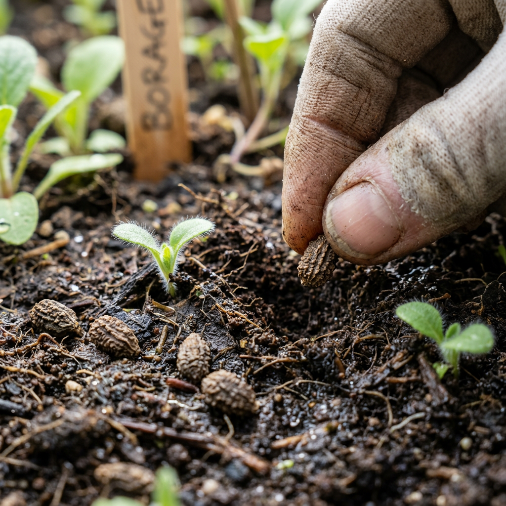 Borage Herb Seeds for Outdoor & Container Gardens