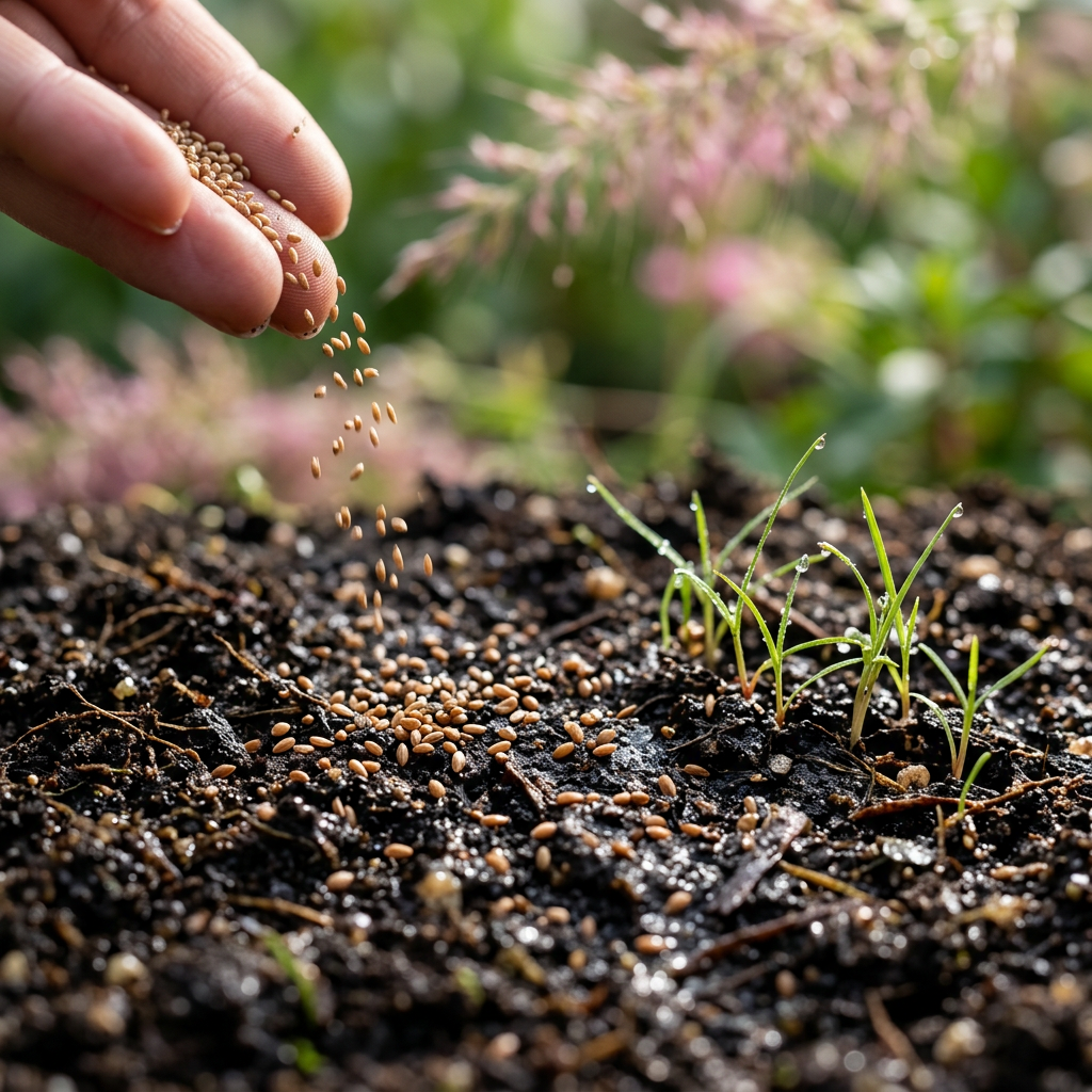 Pink Muhly Ornamental Grass Seeds for Landscape Gardens