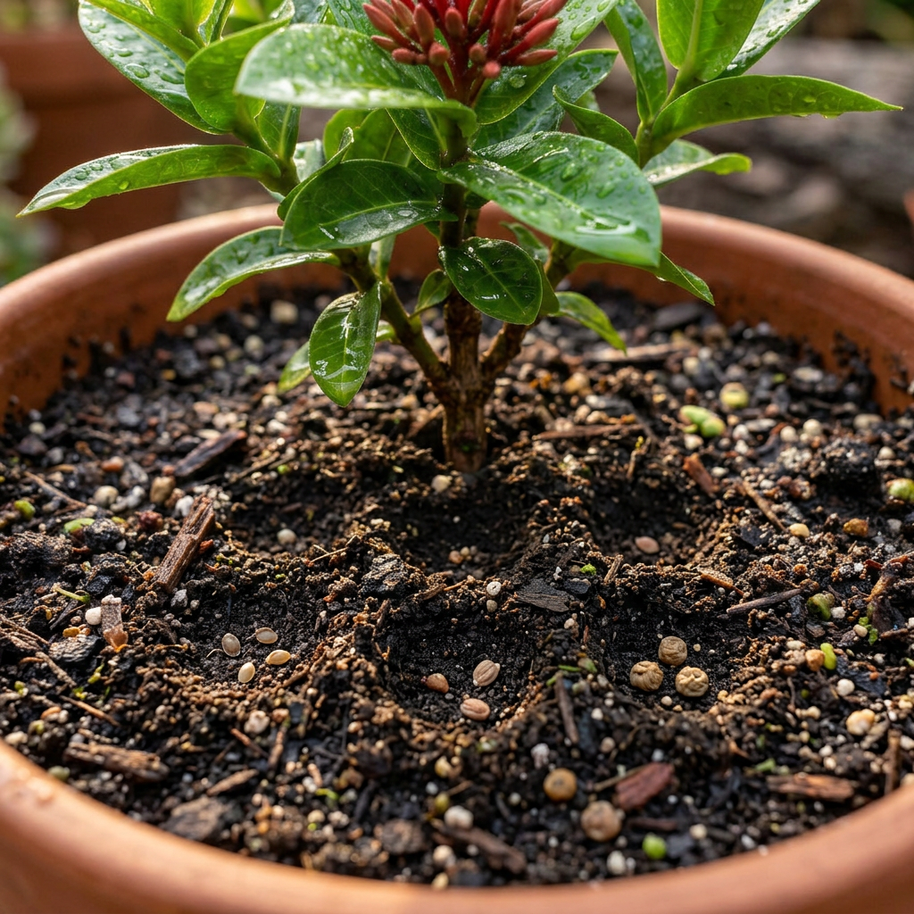Ixora Coccinea Maui Red Starter Plant