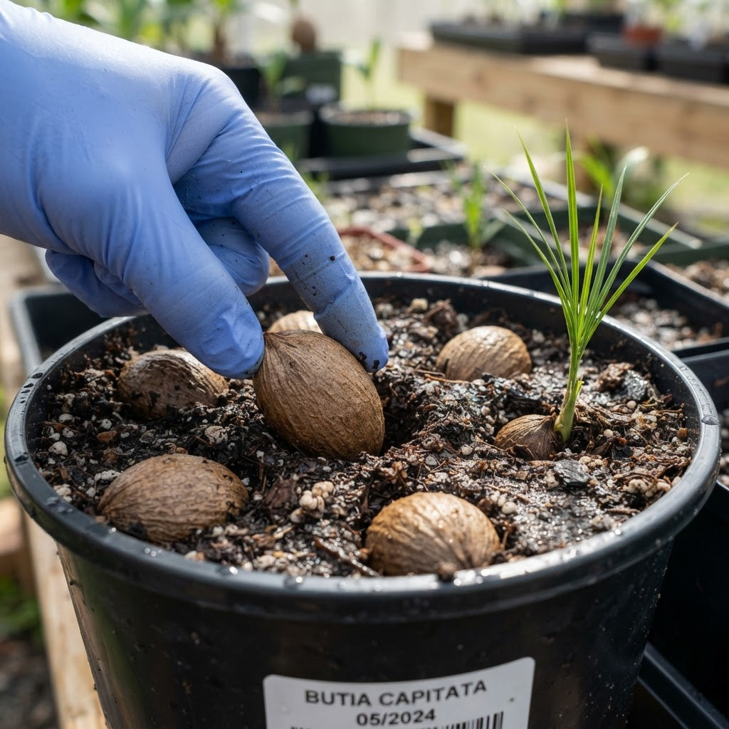 Butia capitata Jelly Palm Seeds for Planting