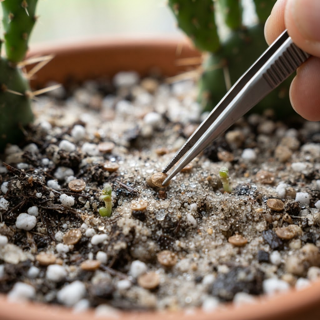 Orange Prickly Pear Cactus Seeds for Planting