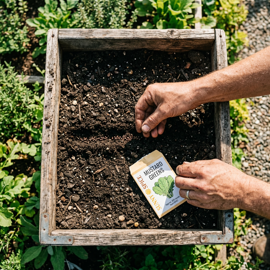 Sunny Spice Mustard Greens Seeds for Planting