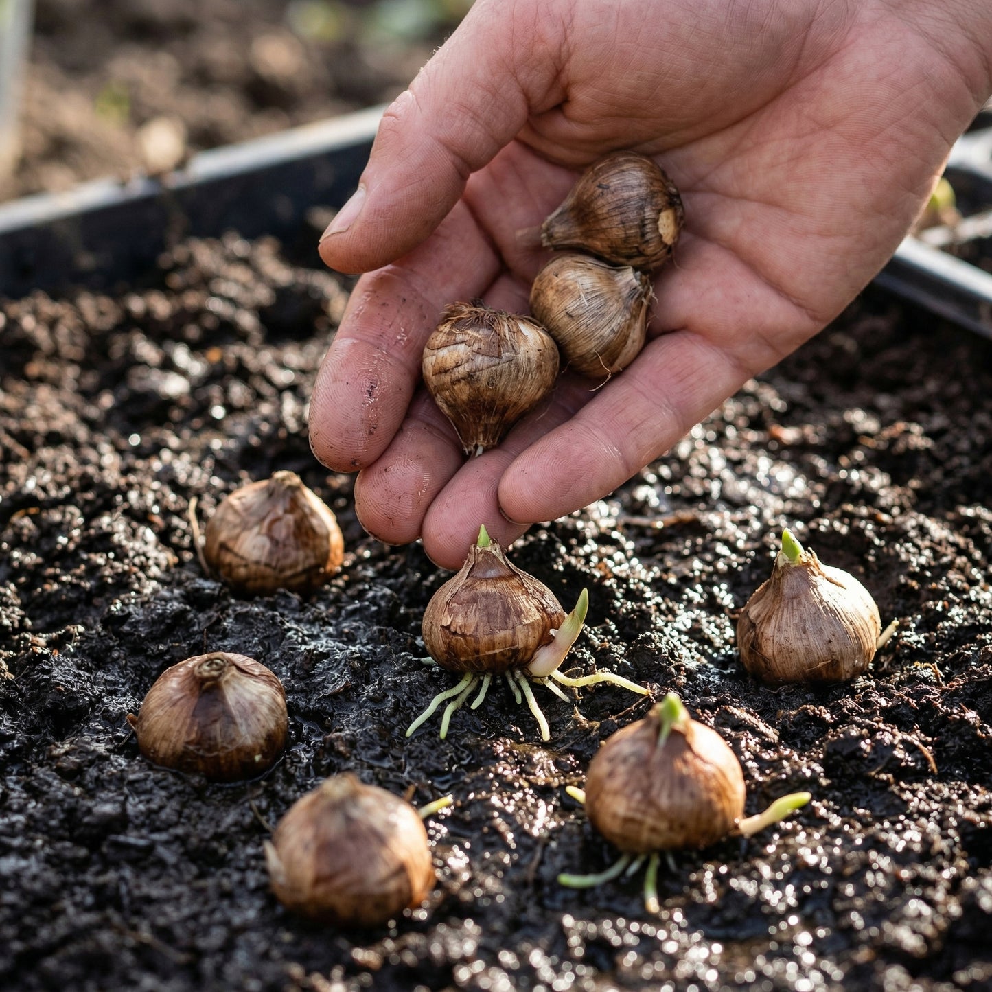 Saffron Crocus Corms for Planting – Purple Autumn Blooms Perennial Spice Bulbs