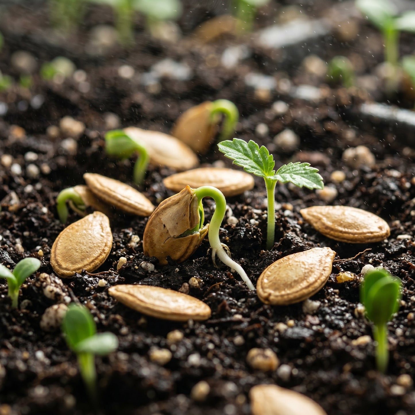 Fuzzy Hair Melon Seeds Hairy Squash Mo Gwa Chi Qua Wax Gourd Asian Vegetable Seeds Benincasa hispida