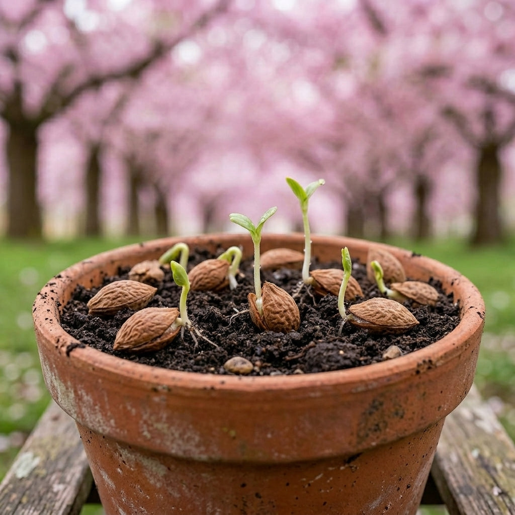 Japanese Cherry Blossom Tree Seeds Prunus serrulata – Heirloom Sakura Ornamental Seeds