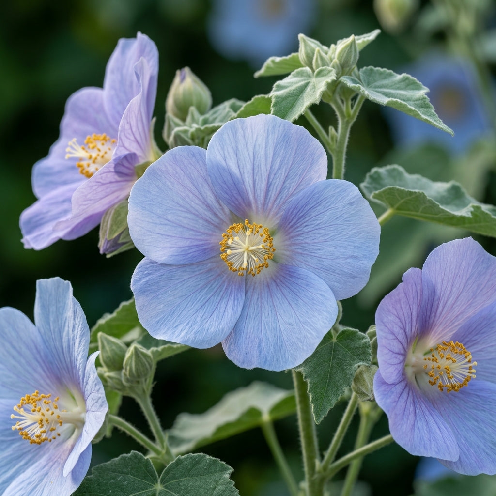 Chalk Blues Abutilon Vitifolium Flower Seeds For Planting