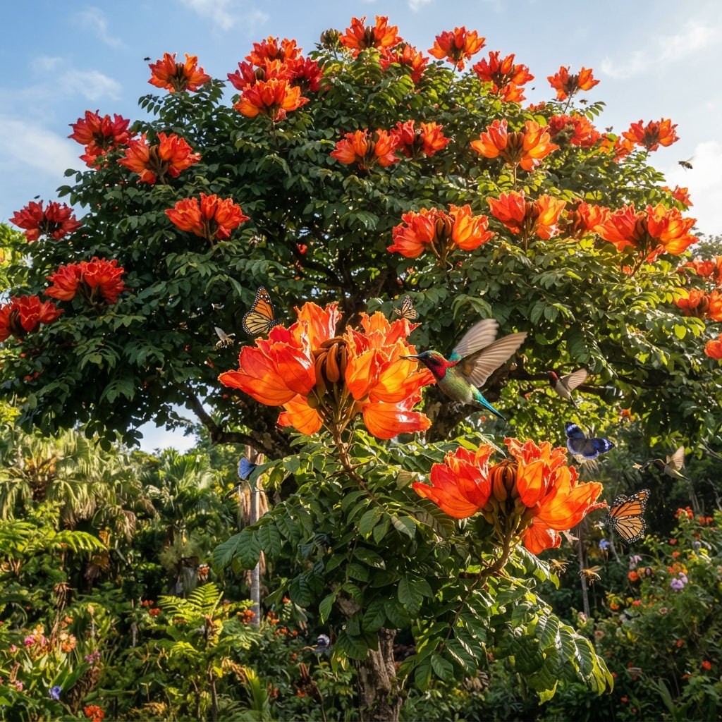 African Tulip Tree Seeds for Planting	India