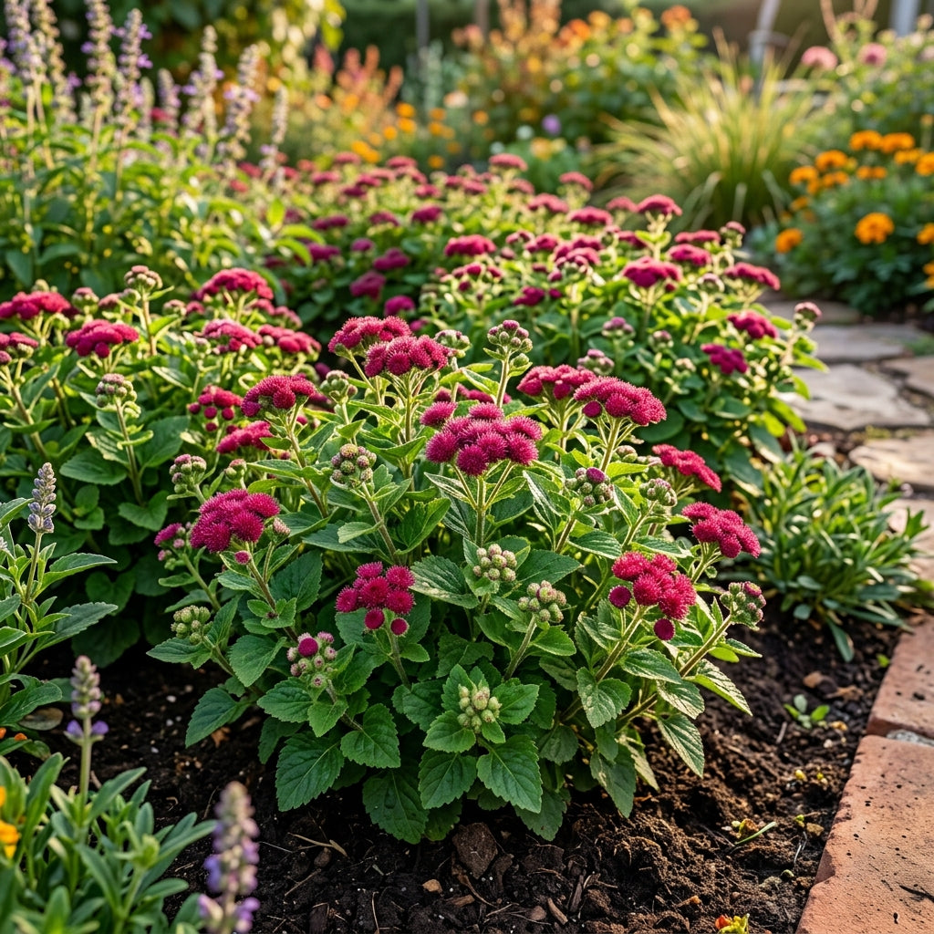 Ageratum Red Sea Seeds – Rare Red-Toned Blooms