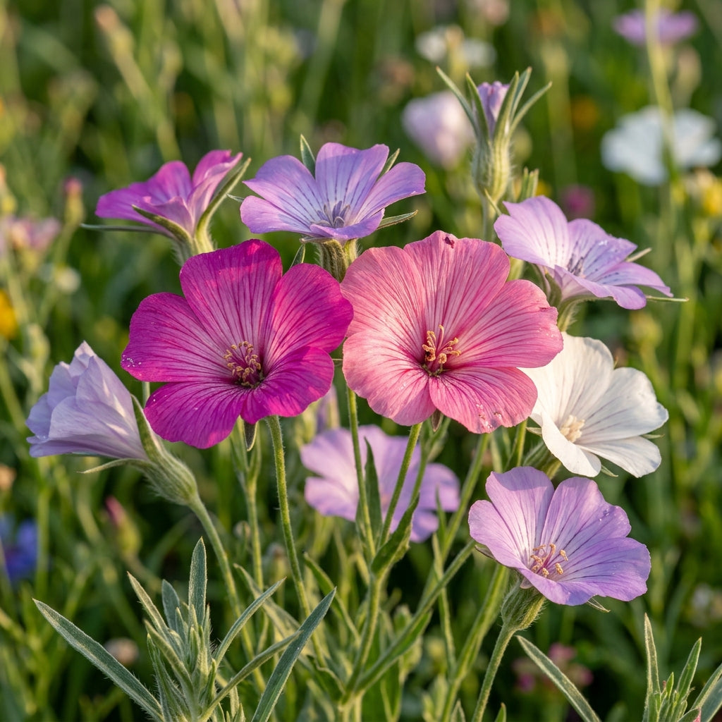 Agrostemma Queen Formula Mix Seeds – Cottage Blooms