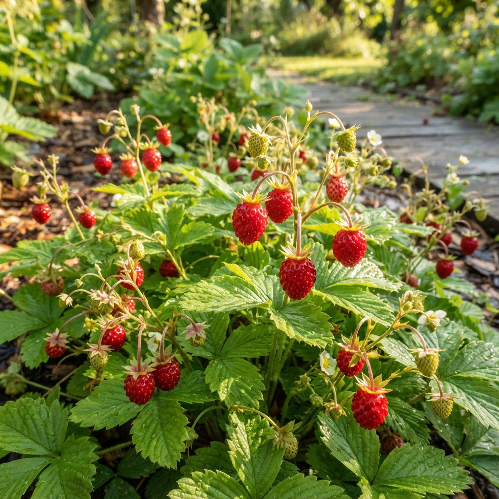 Alpine Strawberry (Fragaria vesca) Seeds for Planting