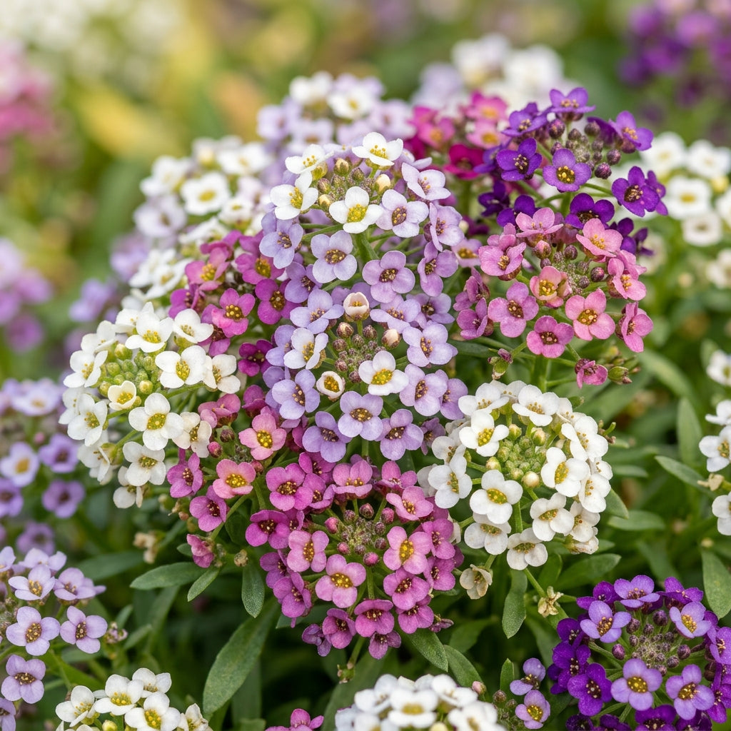 Alyssum Magic Circles Mixed Flower Seeds For Planting