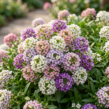 Alyssum Magic Circles Mixed Flower Seeds for Planting