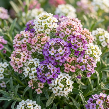 Alyssum Magic Circles Mixed Flower Seeds for Planting