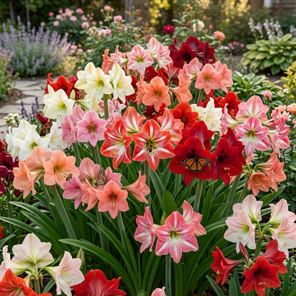 Amaryllis Lily Mix Seeds - Amaryllis Flower Seeds for Garden