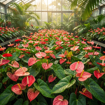 Anthurium Flamingo Flower Seeds - Anthurium Flower Seeds for Garden