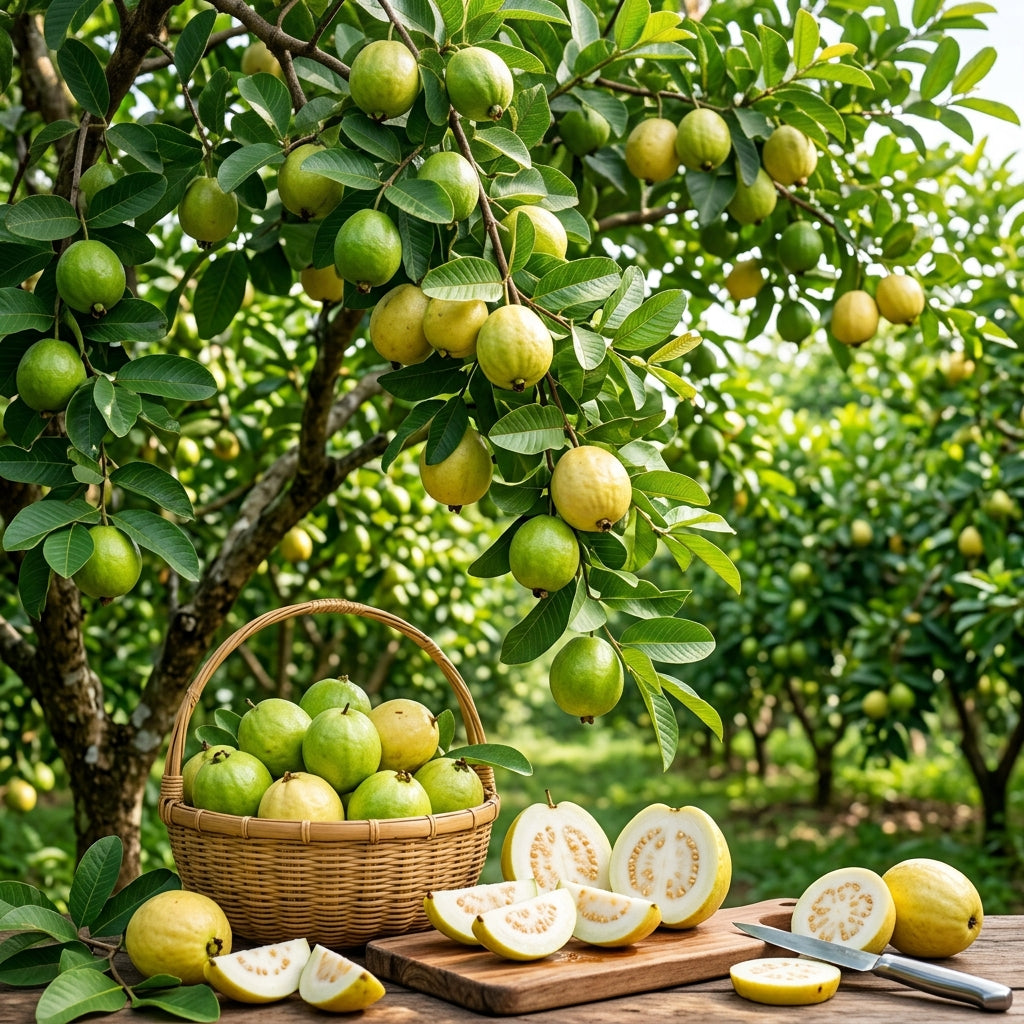 Apple Guava Seeds for Planting – Sweet Crunchy Tropical Fruit Seeds for Home Gardening