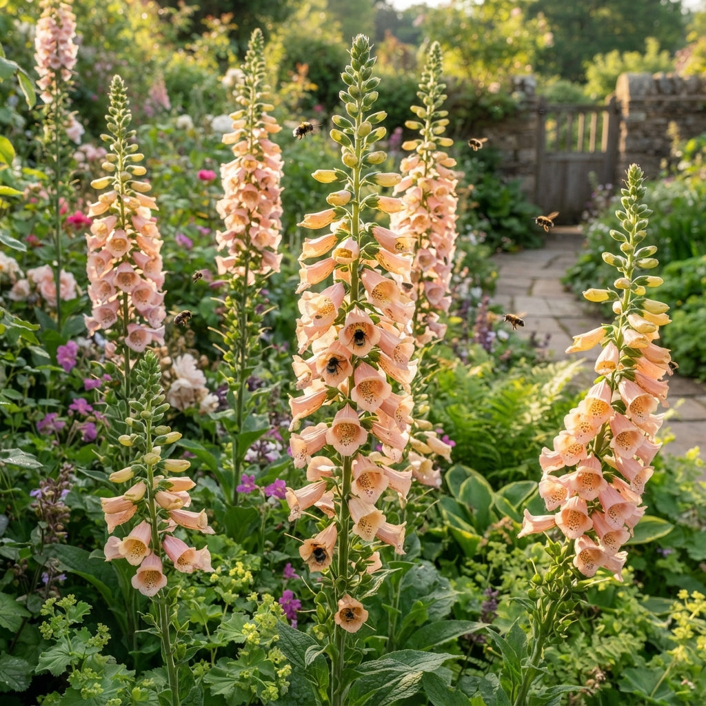 Foxglove Digitalis Purpurea Apricot Seeds for Planting
