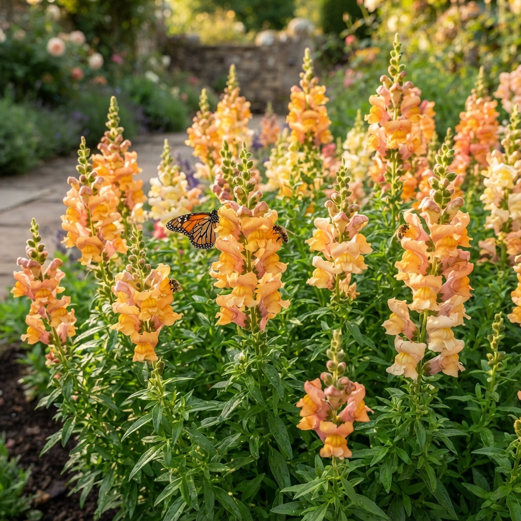 Apricot Snapdragon Flower Seeds - Apricot Snapdragon Flower Seeds for Garden