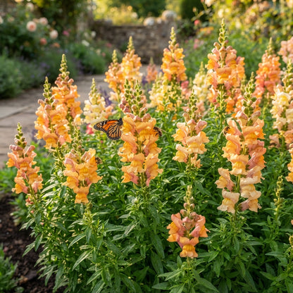 Apricot Snapdragon Flower Seeds - Apricot Snapdragon Flower Seeds for Garden