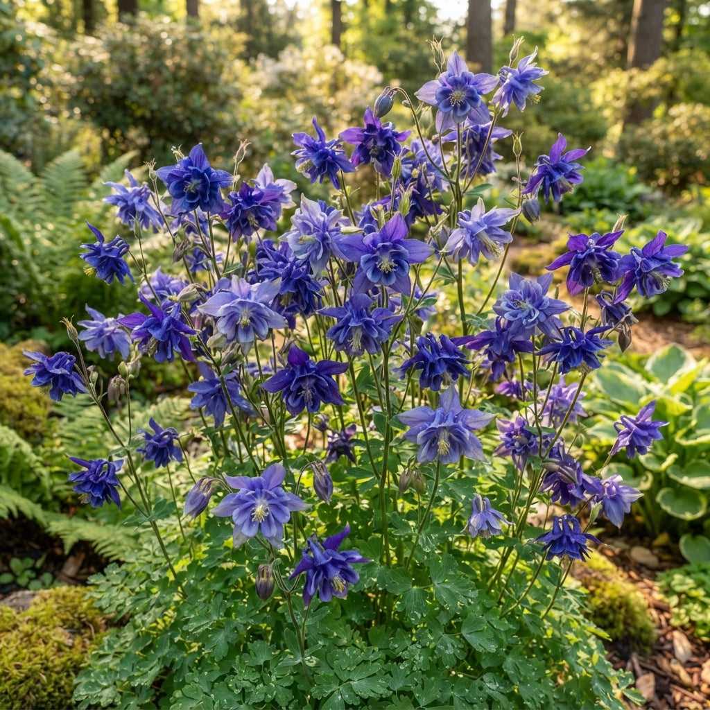 Aquilegia Clematiflora Blue Flower Seeds for Planting