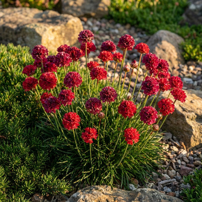 Armeria pseudarmeria 'Ballerina Red' Flower Seeds for Planting