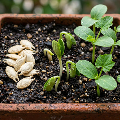 Long Bottle Gourd Seeds | Opo Squash, Dudi, Calabash & Long Melon | Lagenaria siceraria | Heirloom Edible Vegetable Seeds for Home Garden, Raised Beds & Containers