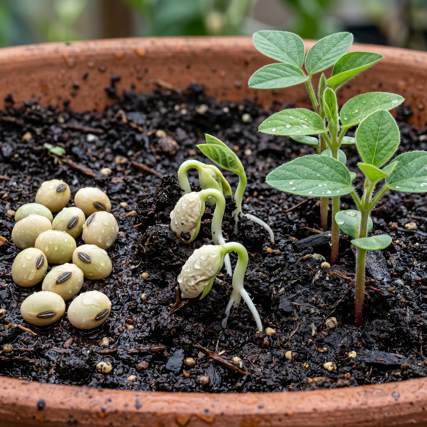 Edamame Soybean Seeds Midori Giant Green Soy Bean Seeds Glycine max