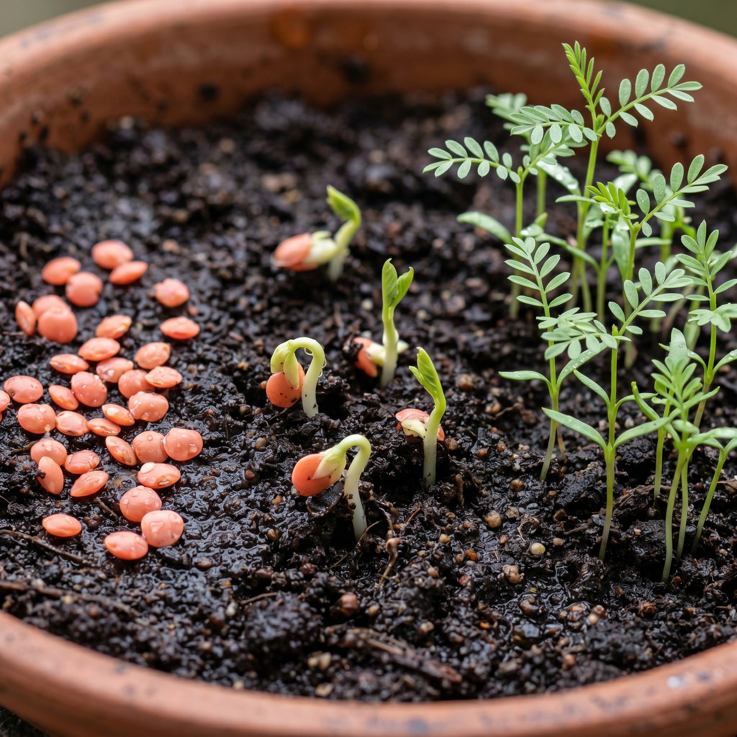 Red Lentil Seeds Lens culinaris Lentil Seeds Heirloom Legume Seeds