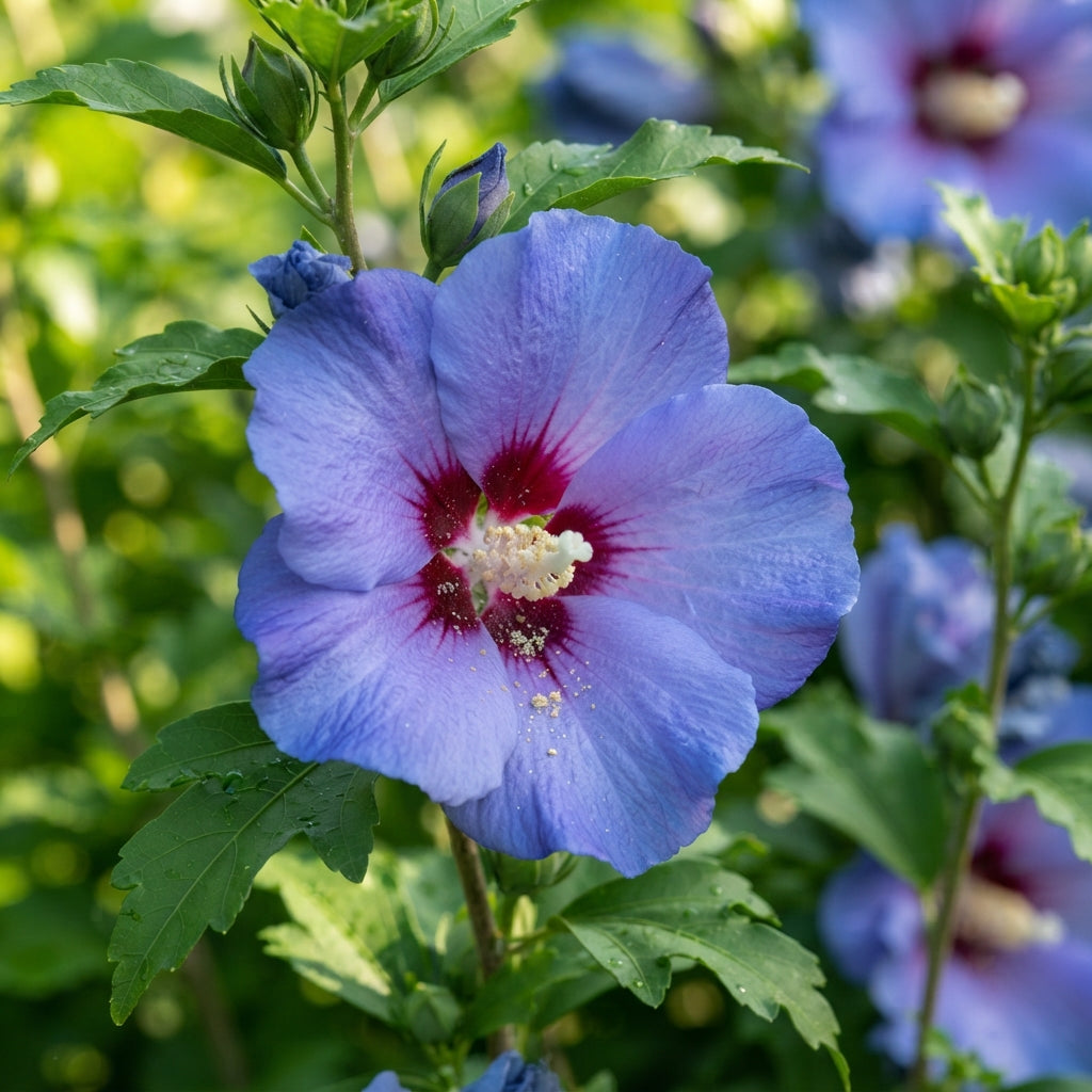 Azurri Blue Satin Rose of Sharon Seeds for Planting