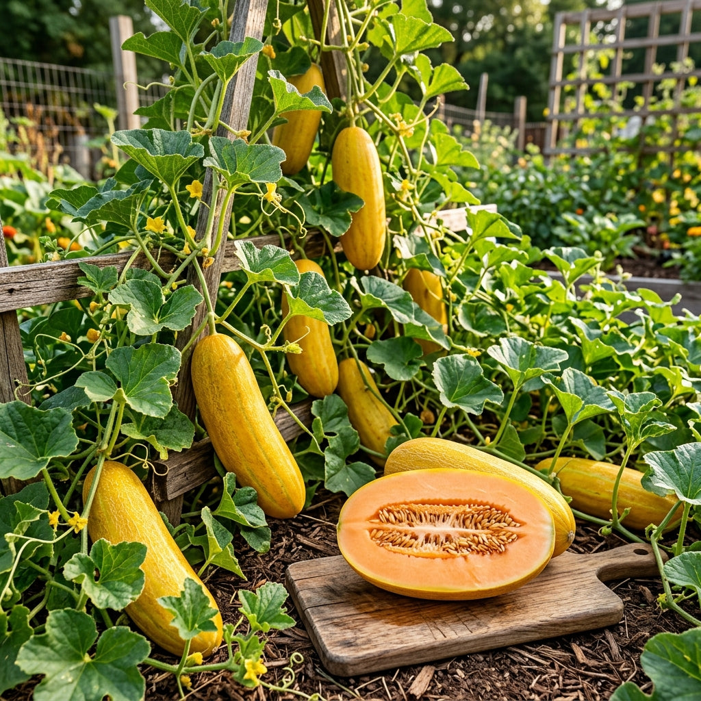 Banana Cantaloupe Melon Seeds for Planting