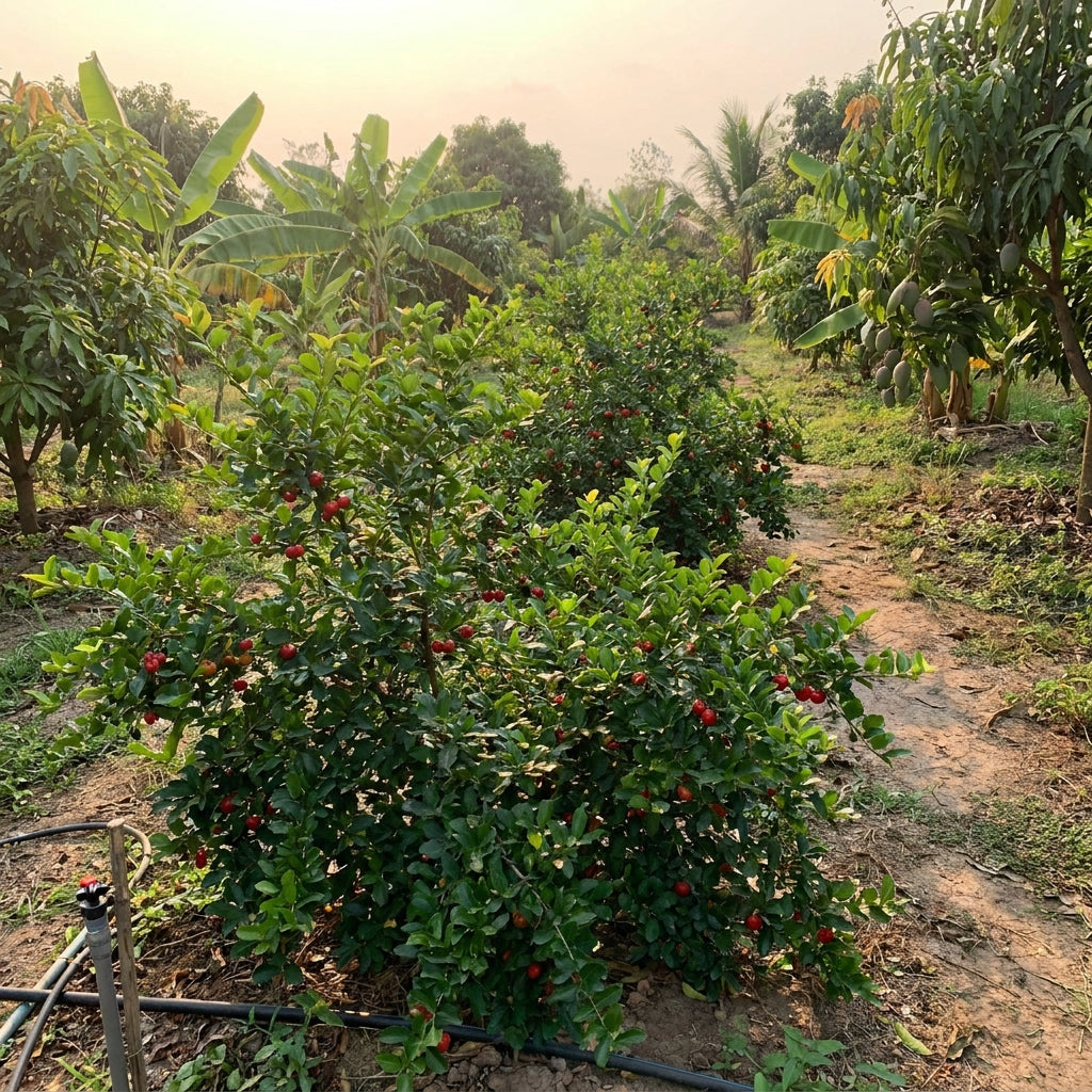 Barbados Cherry (Acerola, Malpighia emarginata) Seeds for Planting